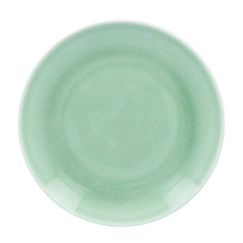 ミヤザキ食器 ラック ポーセレン ヴィンテージ フラットプレート 27cm グリーン RA27001VNGR 1個（ご注文単位12個）【直送品】