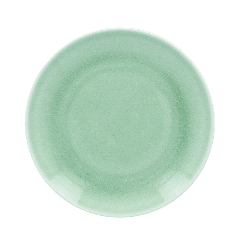 ミヤザキ食器 ラック ポーセレン ヴィンテージ フラットプレート 18cm グリーン RA18001VNGR 1個（ご注文単位24個）【直送品】