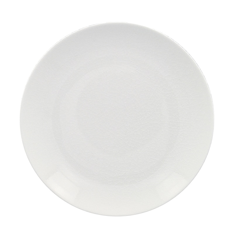 ミヤザキ食器 ラック ポーセレン ヴィンテージ フラットプレート 24cm ホワイト RA24001VNWH 1個（ご注文単位12個）【直送品】