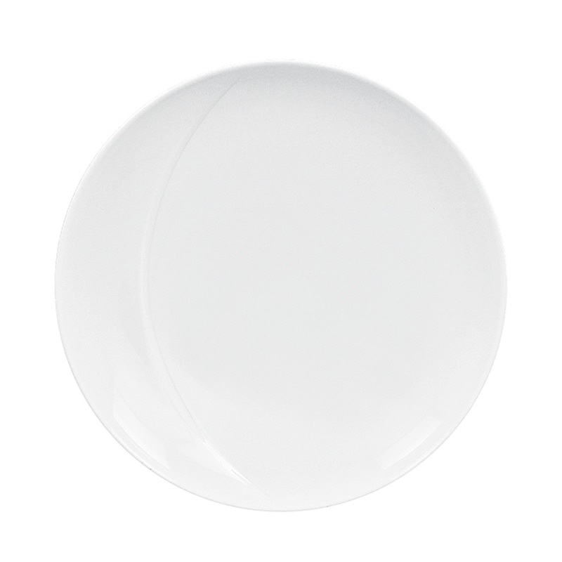 ミヤザキ食器 ラック ポーセレン ムーン ラウンドディーププレート 20.5cm RA20322MOWH 1個（ご注文単位12個）【直送品】