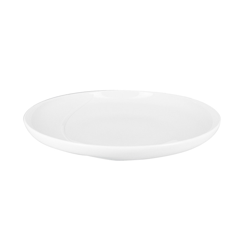 ミヤザキ食器 ラック ポーセレン ムーン ラウンドディーププレート 20.5cm RA20322MOWH 1個(ご注文単位12個)【直送品】