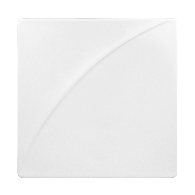 ミヤザキ食器 ラック ポーセレン ムーン スクエアプレート 29cm RA29331MOWH 1個（ご注文単位12個）【直送品】