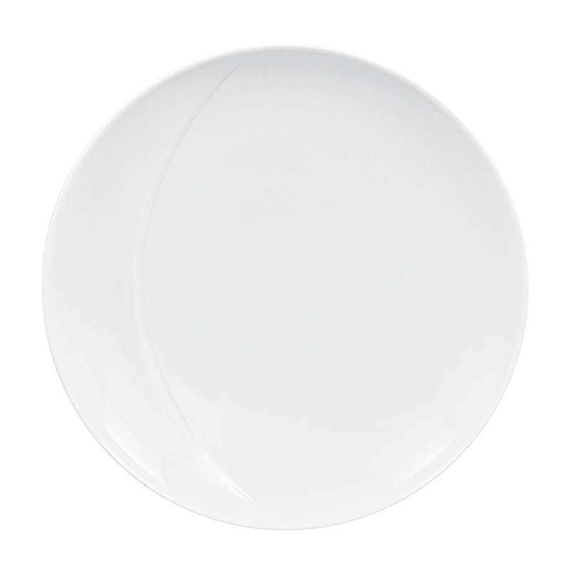 ミヤザキ食器 ラック ポーセレン ムーン ラウンドディーププレート 27cm RA27322MOWH 1個（ご注文単位12個）【直送品】