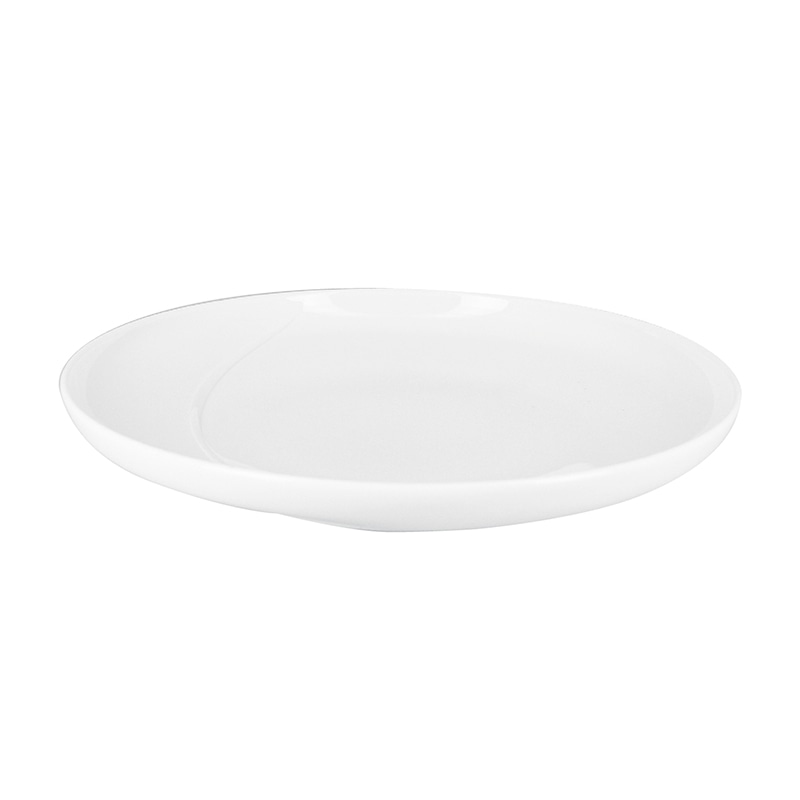 ミヤザキ食器 ラック ポーセレン ムーン ラウンドディーププレート 27cm RA27322MOWH 1個（ご注文単位12個）【直送品】