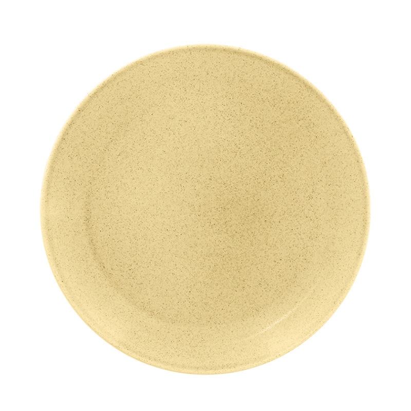 ミヤザキ食器 ラック ポーセレン ジェネシス フラットプレート 21cm クリーム RA21001GECR 1個（ご注文単位12個）【直送品】