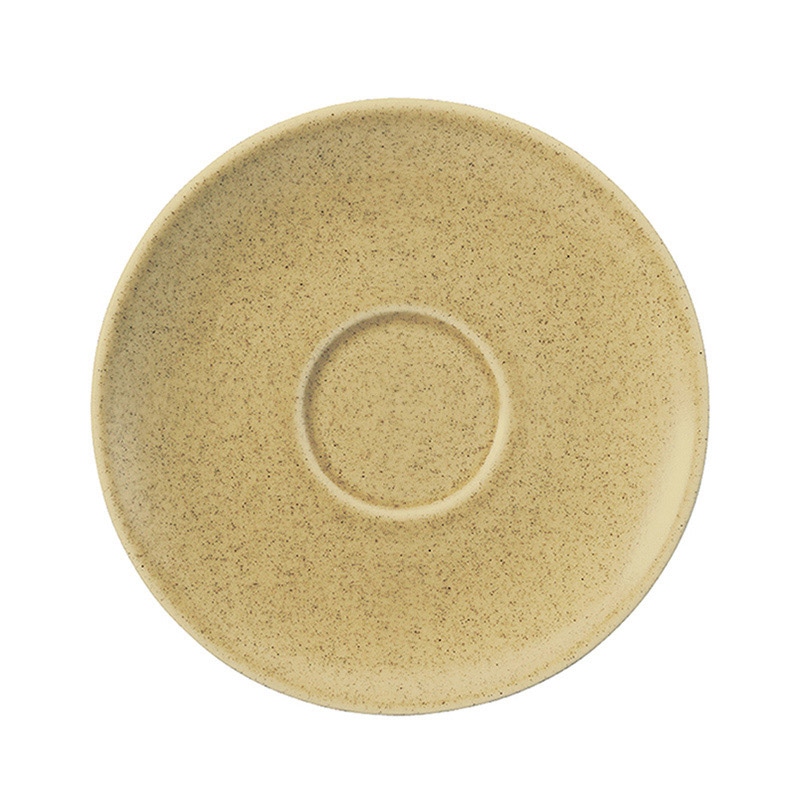 ミヤザキ食器 ラック ポーセレン ジェネシス ソーサー 17cm クリーム RA01005GECR 1個（ご注文単位12個）【直送品】