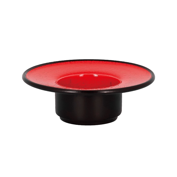 ミヤザキ食器 ラック ポーセレン ファイヤー スタッカブルアミューズボール 兼ソーサー レッド RA01705FIRD 1個（ご注文単位6個）【直送品】