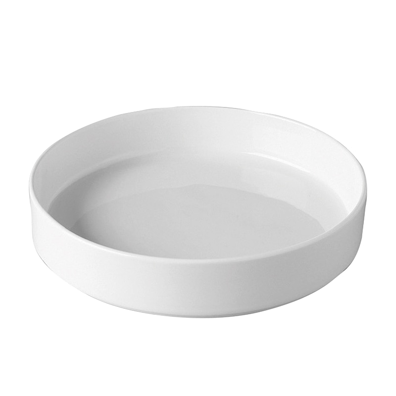 ミヤザキ食器 ラック ポーセレン ノルディック スタッカブルプレート 深 27cm RA27711NRWH 1個（ご注文単位6個）【直送品】