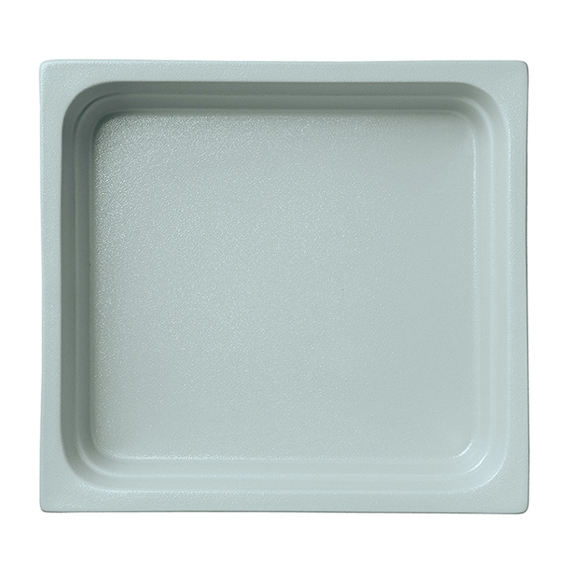 ミヤザキ食器 ラック ポーセレン ガストロノームパン 角型 深 2／3 ピタヤグレー RA2308GNPG 1個（ご注文単位1個）【直送品】