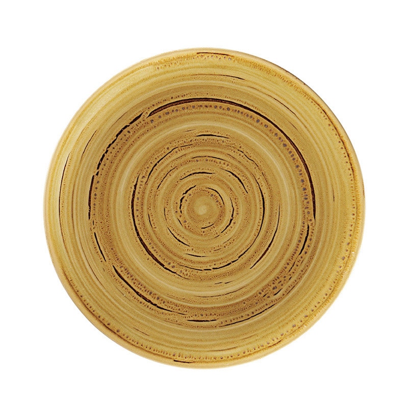 ミヤザキ食器 ラック ポーセレン スポット フラットプレート 18cm クリーム RA18001SPCR 1個(ご注文単位24個)【直送品】