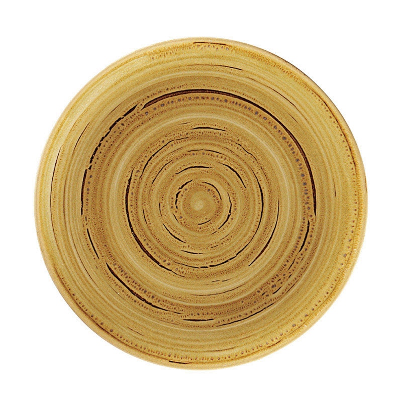 ミヤザキ食器 ラック ポーセレン スポット フラットプレート 24cm クリーム RA24001SPCR 1個(ご注文単位12個)【直送品】