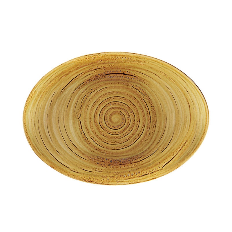 ミヤザキ食器 ラック ポーセレン スポット オーバルプレート 21cm クリーム RA21011SPCR 1個(ご注文単位12個)【直送品】