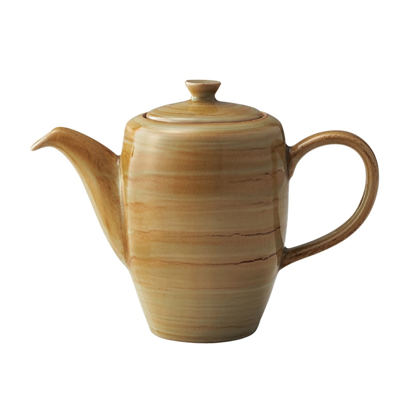 ミヤザキ食器 ラック ポーセレン スポット コーヒーポット クリーム RA01006SPCR 1個(ご注文単位4個)【直送品】