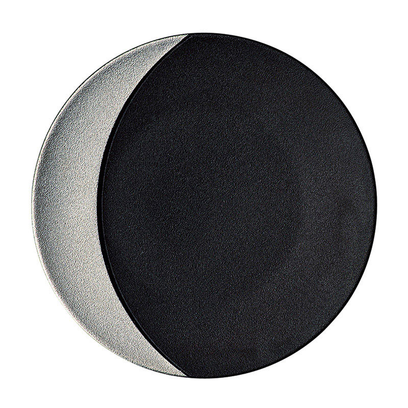 ミヤザキ食器 ラック ポーセレン ムーン メタルフュージョン ラウンドプレート 26.5cm シルバー RA26321MOSB 1個(ご注文単位12個)【直送品】