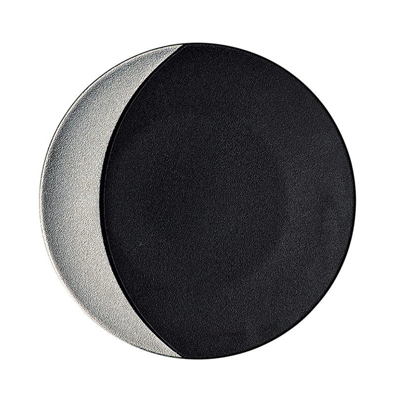 ミヤザキ食器 ラック ポーセレン ムーン メタルフュージョン ラウンドプレート 20.5cm シルバー RA20321MOSB 1個（ご注文単位12個）【直送品】