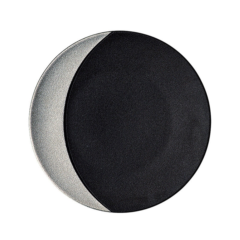 ミヤザキ食器 ラック ポーセレン ムーン メタルフュージョン ラウンドプレート 16cm シルバー RA16321MOSB 1個（ご注文単位24個）【直送品】