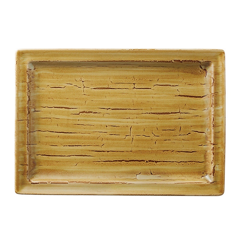 ミヤザキ食器 ラック ポーセレン スポット レクタンギュラープレート 33cm クリーム RA33021SPCR 1個(ご注文単位6個)【直送品】