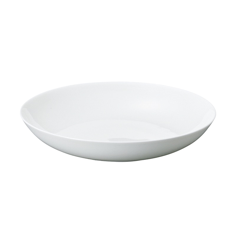 ミヤザキ食器 ラック ポーセレン ブラーボ クーププレート 25cm RA25902BRWH 1個（ご注文単位12個）【直送品】