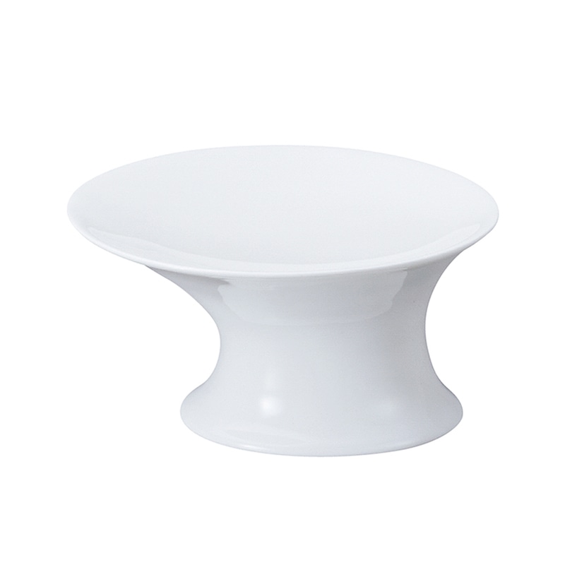 ミヤザキ食器 ラック ポーセレン ブラーボ レイズドプレート High RA16981BRWH 1個（ご注文単位4個）【直送品】