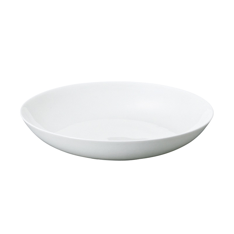 ミヤザキ食器 ラック ポーセレン ブラーボ クーププレート 23cm RA23902BRWH 1個（ご注文単位12個）【直送品】