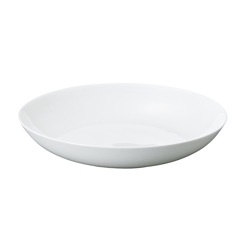 ミヤザキ食器 ラック ポーセレン ブラーボ クーププレート 27cm RA27902BRWH 1個（ご注文単位12個）【直送品】