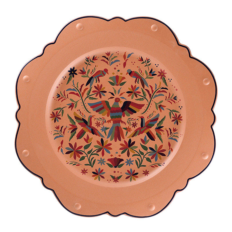 ミヤザキ食器 ラック ポーセレン ラックアース チャパラ ショープレート 32.5cm RA32861CHA 1個（ご注文単位6個）【直送品】