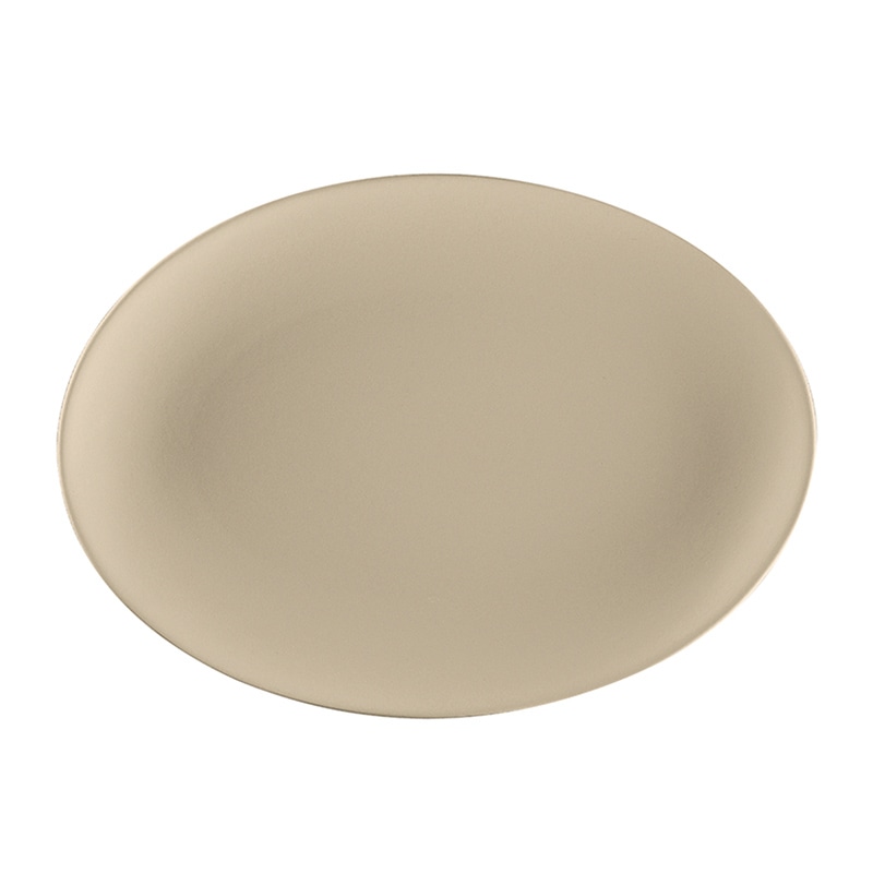 ミヤザキ食器 ラック ポーセレン ラックアース アルジーラ オーバルプラター 32cm RA32011EACR 1個(ご注文単位6個)【直送品】