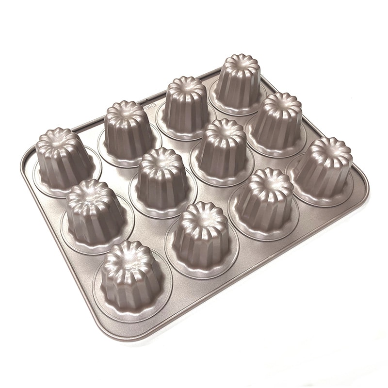 パシフィック洋行　カヌレ天板 12個取 2WK-WK9158　1枚（ご注文単位1枚）【直送品】