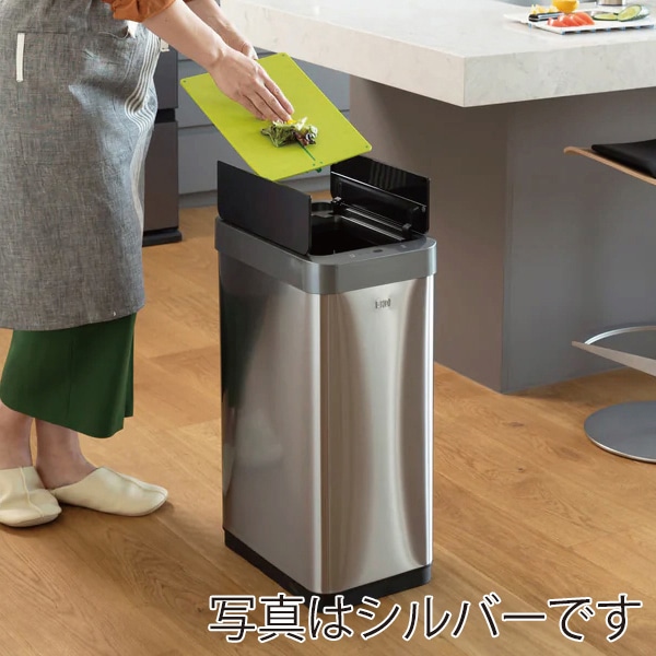 EKO JAPAN 自動開閉ゴミ箱 ファントムX センサービン 45L ホワイト EK9261P-45L-WH 1台(ご注文単位1台)【直送品】