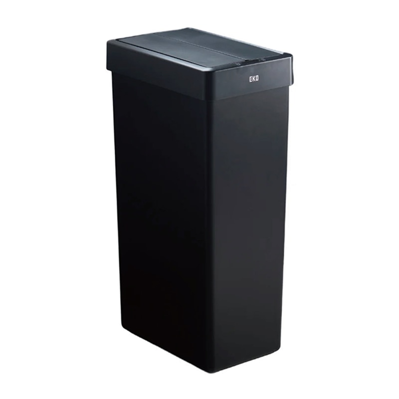 EKO JAPAN 自動開閉ゴミ箱 エックスウィング ライト センサービン 30L ブラック EK6277P-30L-BL 1台（ご注文単位1台）【直送品】