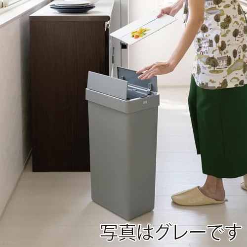 EKO JAPAN 自動開閉ゴミ箱 エックスウィング ライト センサービン 30L ブラック EK6277P-30L-BL 1台(ご注文単位1台)【直送品】
