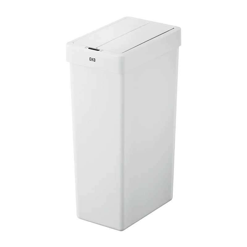 EKO JAPAN 自動開閉ゴミ箱 エックスウィング ライト センサービン 30L ホワイト EK6277P-30L-WH 1台（ご注文単位1台）【直送品】
