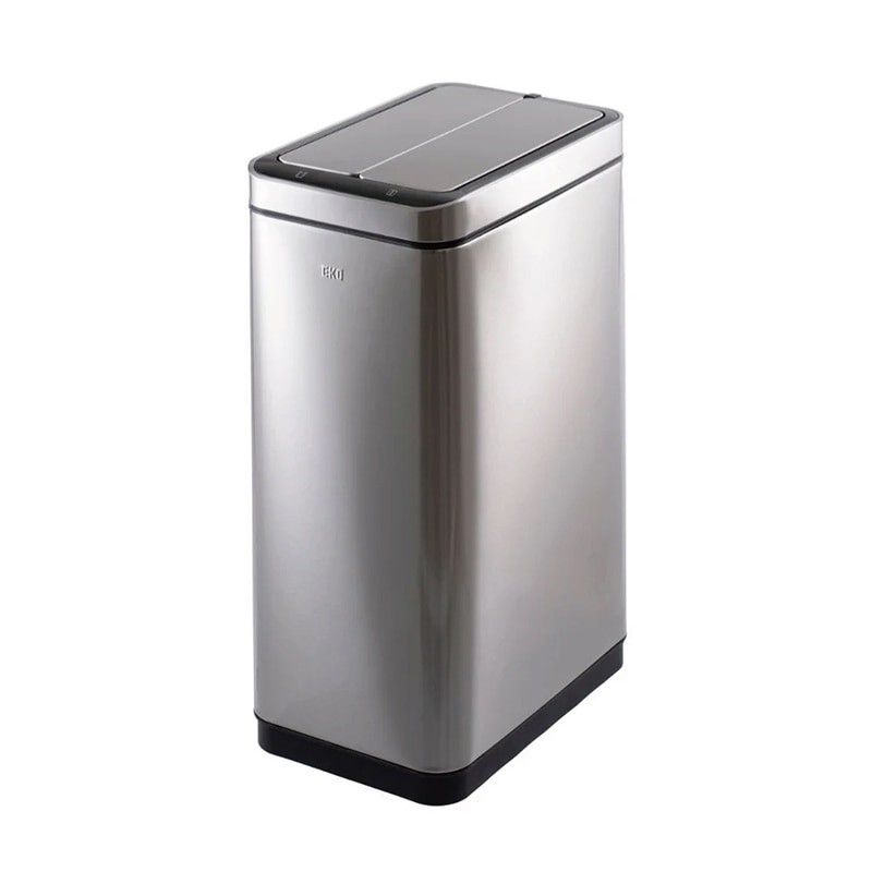EKO JAPAN 自動開閉ゴミ箱 デラックスファントム センサービン 20L シルバー EK9287MT-20L 1台（ご注文単位1台）【直送品】