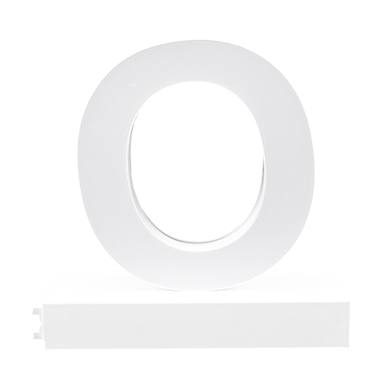 アクリサンデー LEDチャンネル文字 abcMIX マグネット式 H95mm 大文字 O 1個(ご注文単位1個)【直送品】