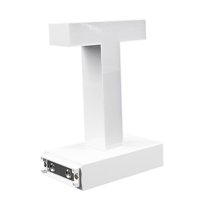 アクリサンデー LEDチャンネル文字 abcMIX マグネット式 H95mm 大文字 T 1個（ご注文単位1個）【直送品】