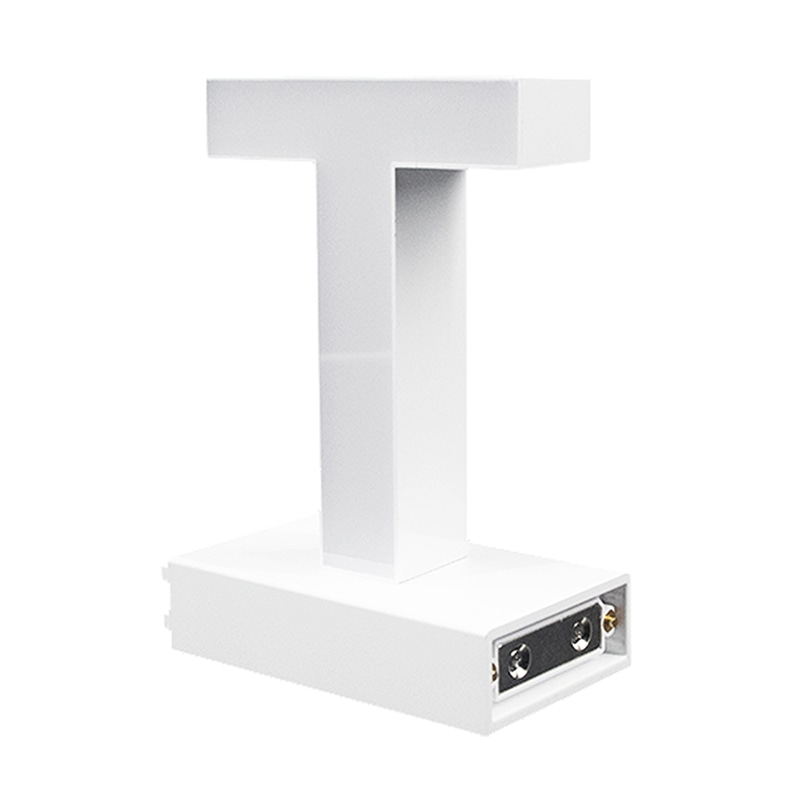 アクリサンデー LEDチャンネル文字 abcMIX マグネット式 H95mm 大文字 T 1個（ご注文単位1個）【直送品】