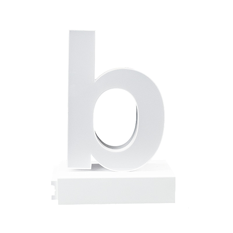 アクリサンデー LEDチャンネル文字 abcMIX マグネット式 H95mm 小文字 b 1個（ご注文単位1個）【直送品】