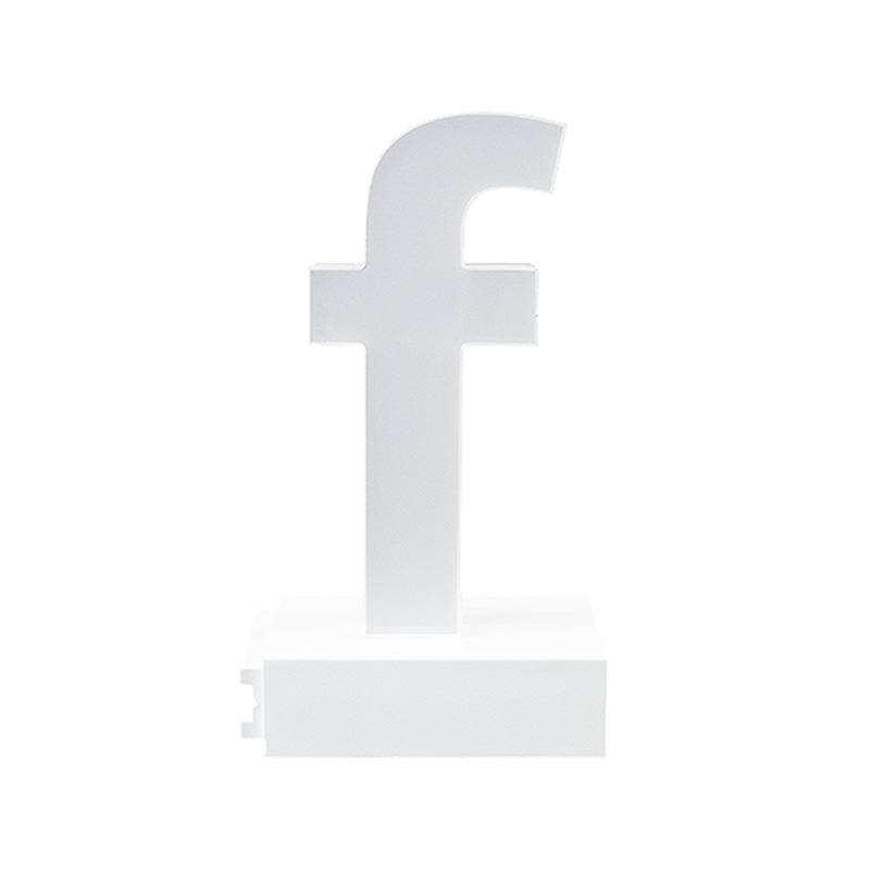 アクリサンデー LEDチャンネル文字 abcMIX マグネット式 H95mm 小文字 f 1個（ご注文単位1個）【直送品】