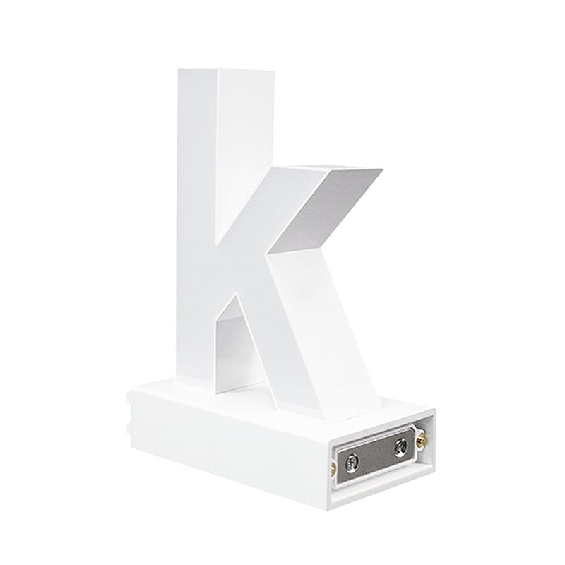 アクリサンデー LEDチャンネル文字 abcMIX マグネット式 H95mm 小文字 k 1個(ご注文単位1個)【直送品】