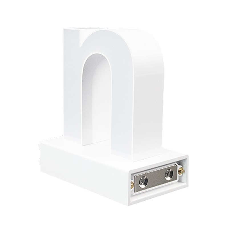 アクリサンデー LEDチャンネル文字 abcMIX マグネット式 H95mm 小文字 n 1個（ご注文単位1個）【直送品】