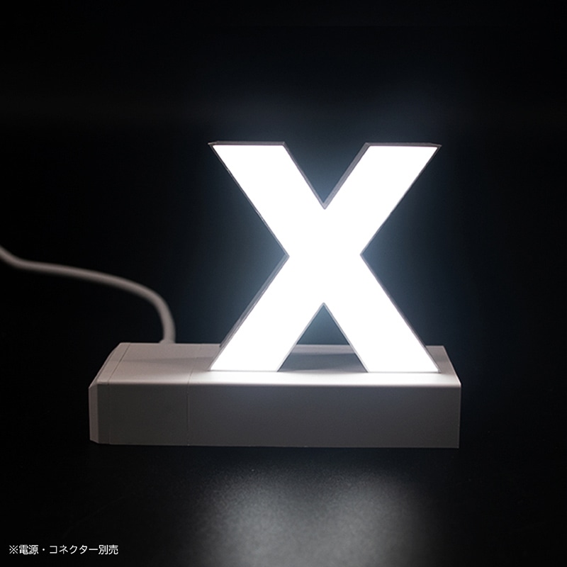 アクリサンデー LEDチャンネル文字 abcMIX マグネット式 H95mm 小文字 x 1個（ご注文単位1個）【直送品】