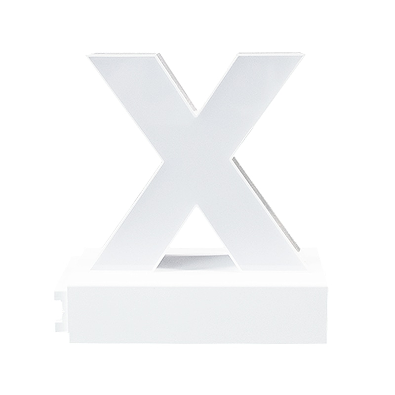 アクリサンデー LEDチャンネル文字 abcMIX マグネット式 H95mm 小文字 x 1個(ご注文単位1個)【直送品】