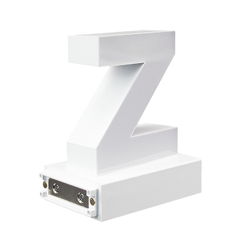 アクリサンデー LEDチャンネル文字 abcMIX マグネット式 H95mm 小文字 z 1個（ご注文単位1個）【直送品】