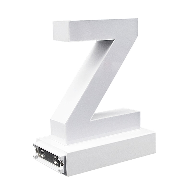 アクリサンデー LEDチャンネル文字 abcMIX マグネット式 H120mm 大文字 Z 1個(ご注文単位1個)【直送品】