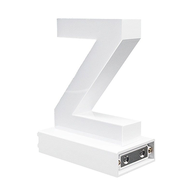 アクリサンデー LEDチャンネル文字 abcMIX マグネット式 H120mm 大文字 Z 1個(ご注文単位1個)【直送品】