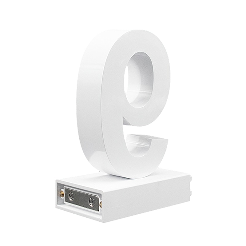 アクリサンデー LEDチャンネル文字 abcMIX マグネット式 H120mm 数字 9 1個(ご注文単位1個)【直送品】