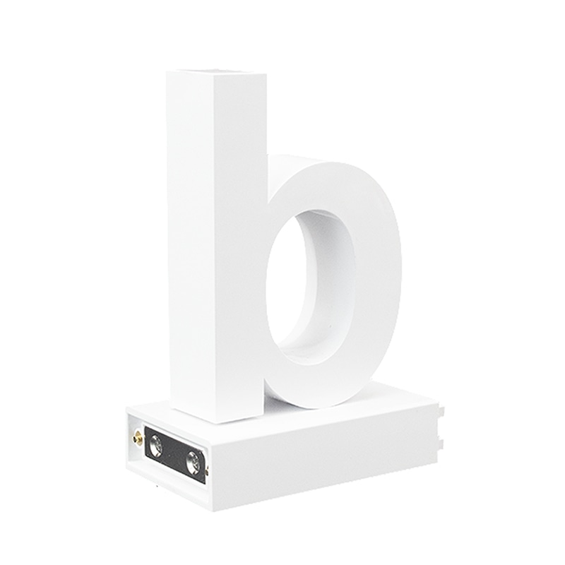 アクリサンデー LEDチャンネル文字 abcMIX マグネット式 H120mm 小文字 d 1個(ご注文単位1個)【直送品】