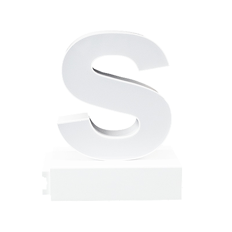 アクリサンデー LEDチャンネル文字 abcMIX マグネット式 H120mm 小文字 s 1個(ご注文単位1個)【直送品】