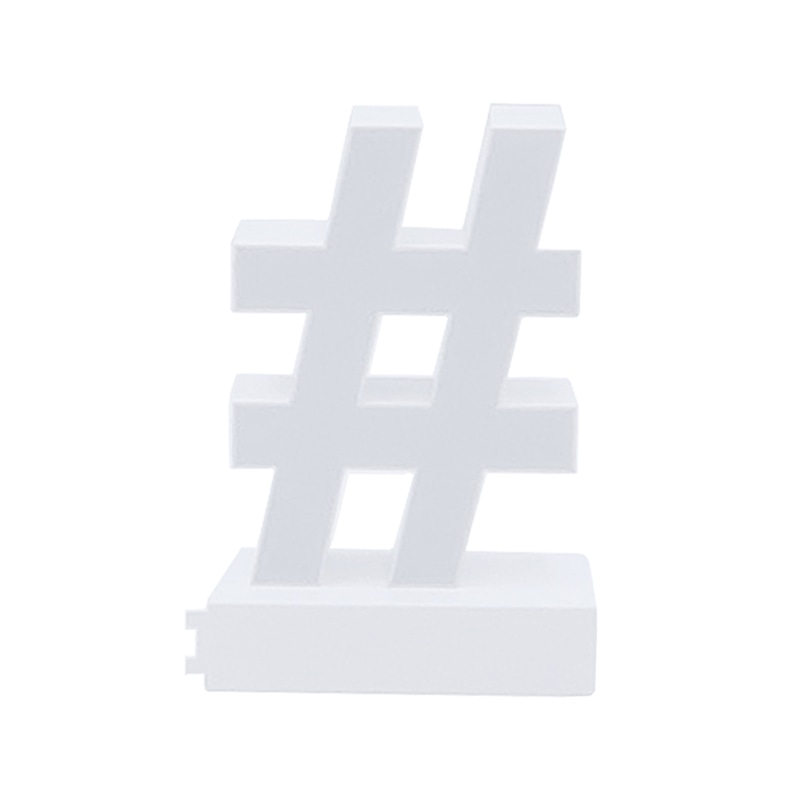 アクリサンデー LEDチャンネル文字 abcMIX マグネット式 H120mm 記号 # シャープ 1個(ご注文単位1個)【直送品】