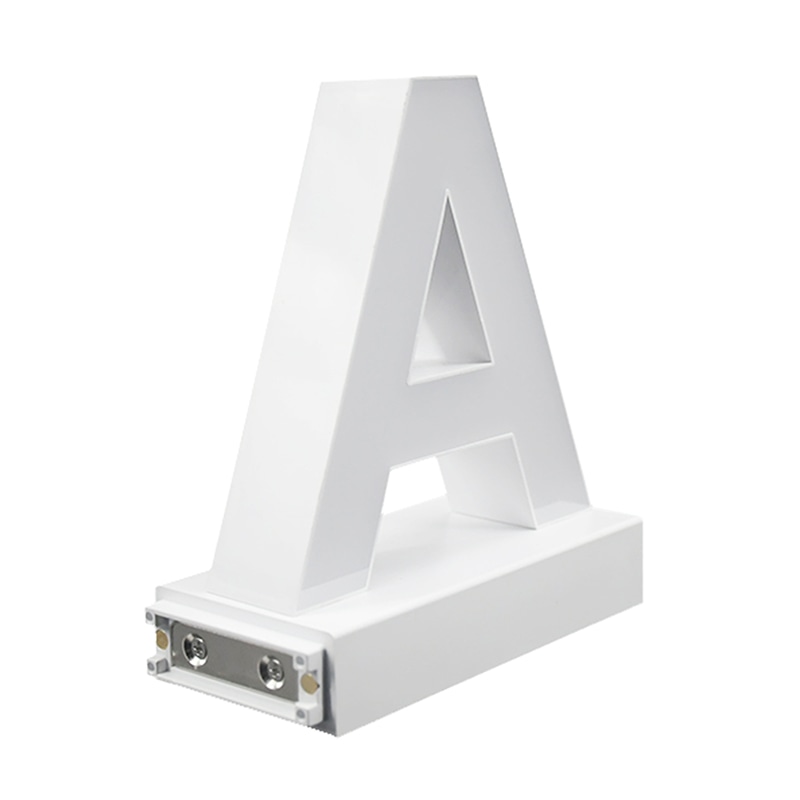 アクリサンデー LEDチャンネル文字 abcMIX マグネット式 H170mm 大文字 A 1個(ご注文単位1個)【直送品】